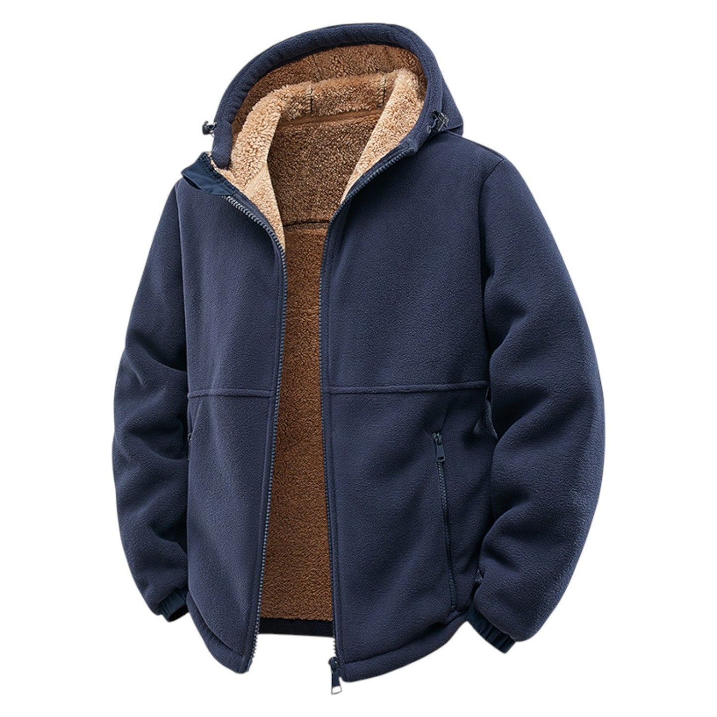Hooded zip jacket for men | Alder -6