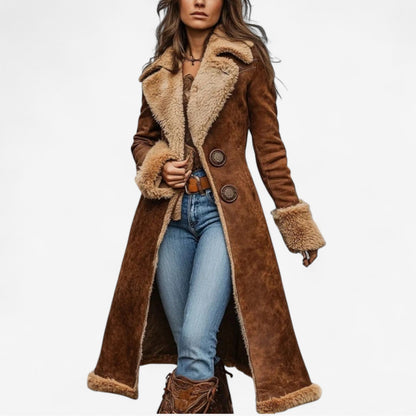 Long tailored winter coat for women | Claire -1