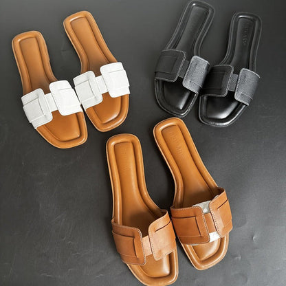Comfortable luxe slides for women | Mia -1