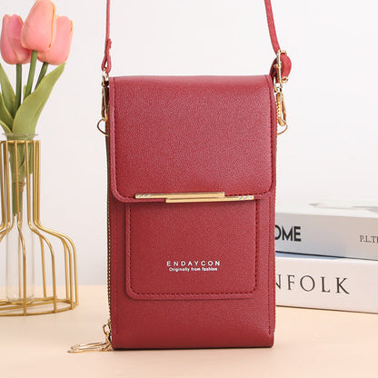 Stylish touch-screen phone messenger bag for women | Cora -4