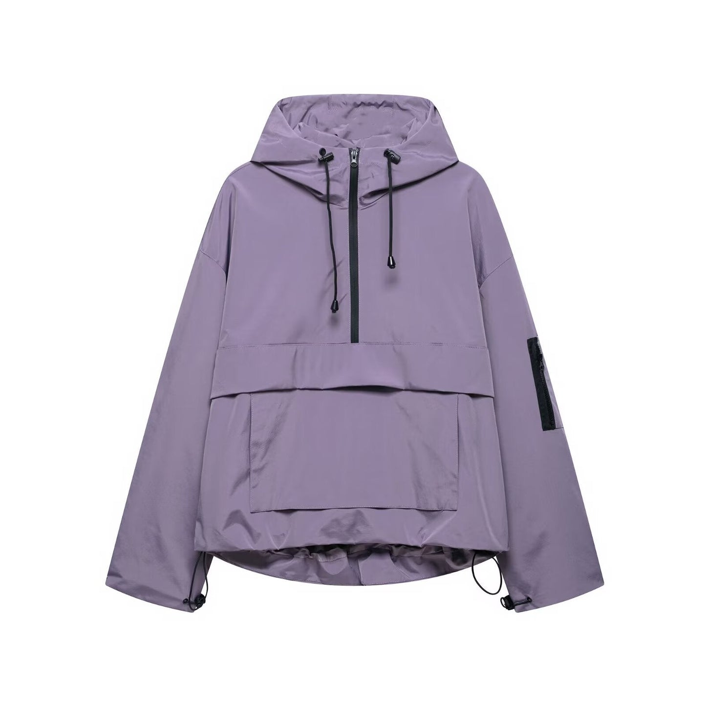 Cosy hooded all-weather everyday jacket for women | Fhalom -2