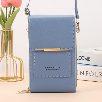 Stylish touch-screen phone messenger bag for women | Cora -6