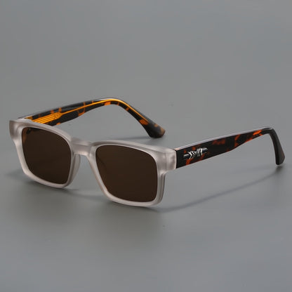 Squared-frame ergonomic sunglasses for men | Ellery -2