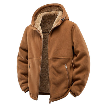 Hooded zip jacket for men | Alder -1