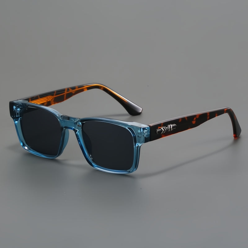 Squared-frame ergonomic sunglasses for men | Ellery -1