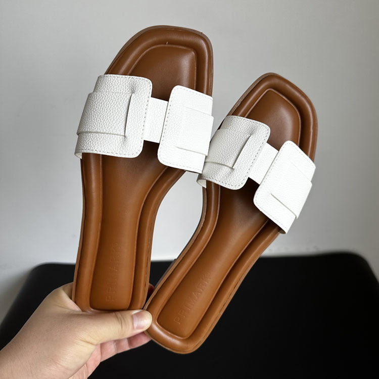 Comfortable luxe slides for women | Mia -9