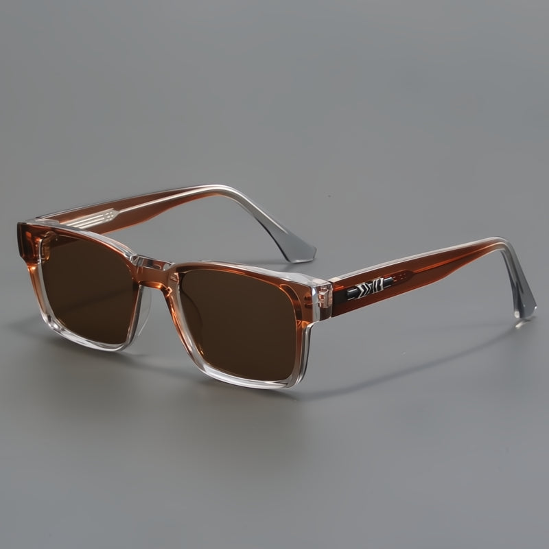 Squared-frame ergonomic sunglasses for men | Ellery -4