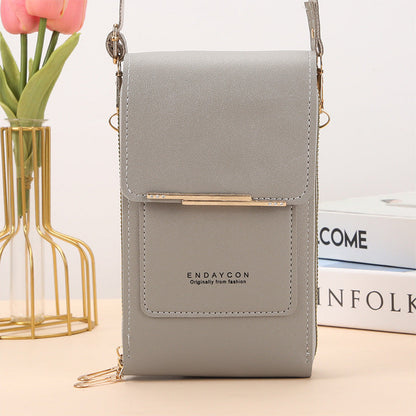 Stylish touch-screen phone messenger bag for women | Cora -2