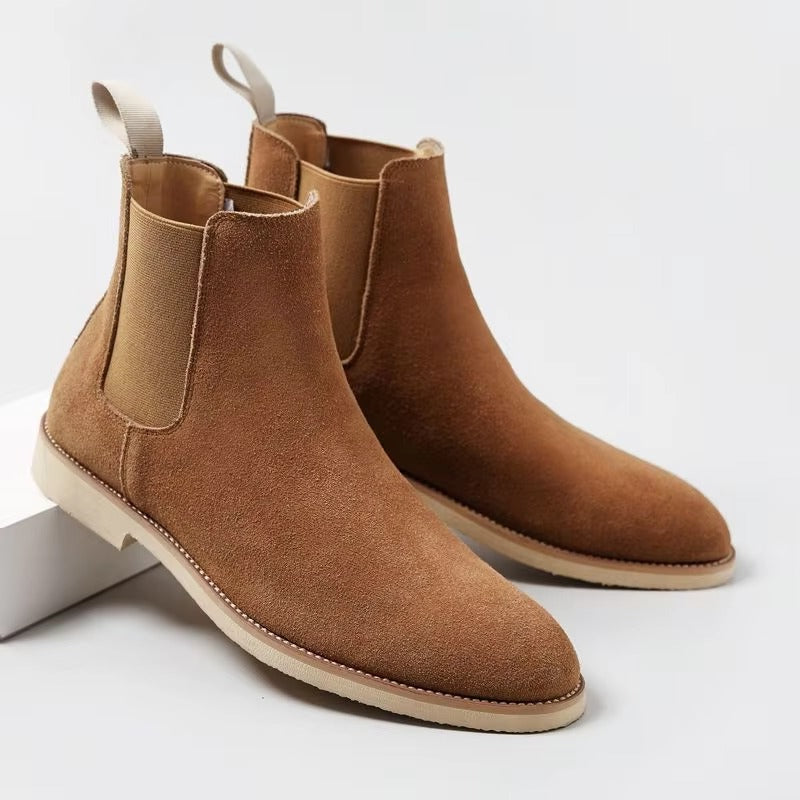 Chelsea ankle boots for men | Suede Leather -6