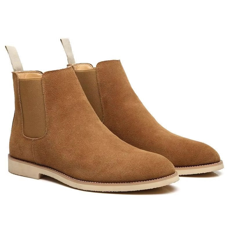Chelsea ankle boots for men | Suede Leather -5