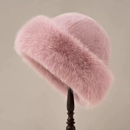 Bonnet texture douce style retro piece for women | Perrine -1