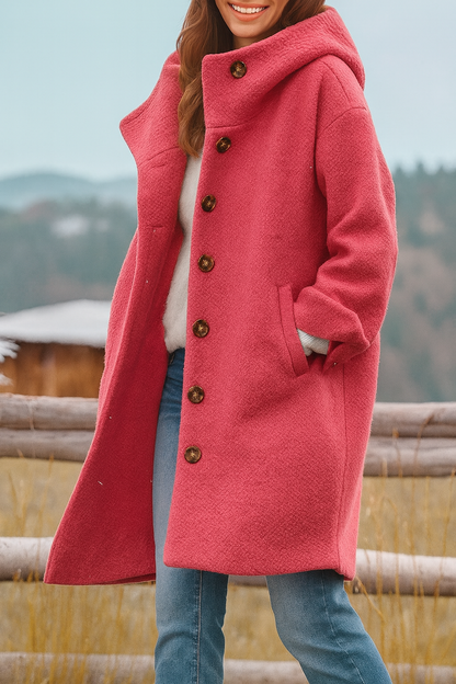 Coat casual elegant for women | Mi-Cuisse -2