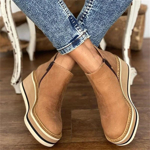 Aurelle Laura elegant heeled ankle boots for women
