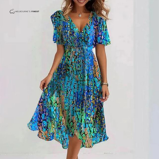 Elegant flattering dress for women | Lena