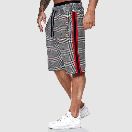 Plaid knee-length shorts for men | Orion -1