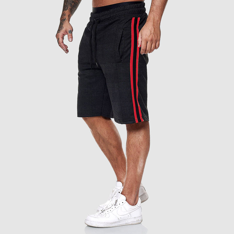 Plaid knee-length shorts for men | Orion -3