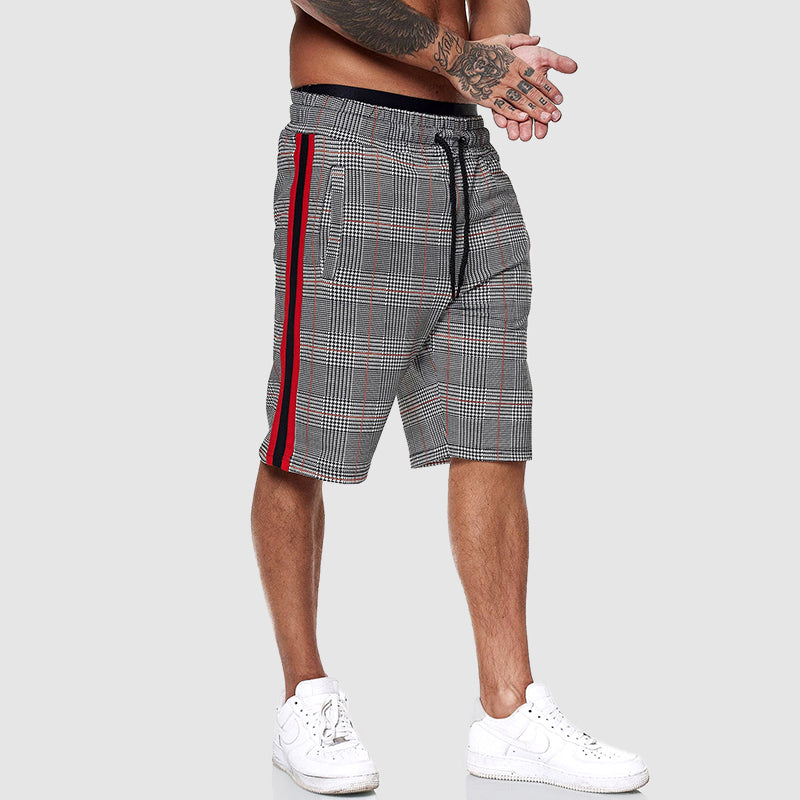 Plaid knee-length shorts for men | Orion -6