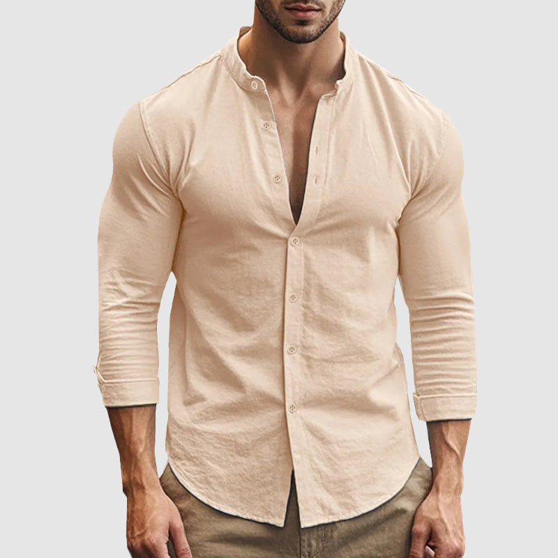 Button-up casual shirt for men | Arlo -4
