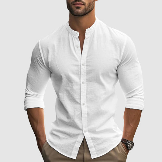 Button-up casual shirt for men | Arlo -1