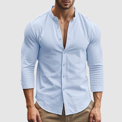 Button-up casual shirt for men | Arlo -3