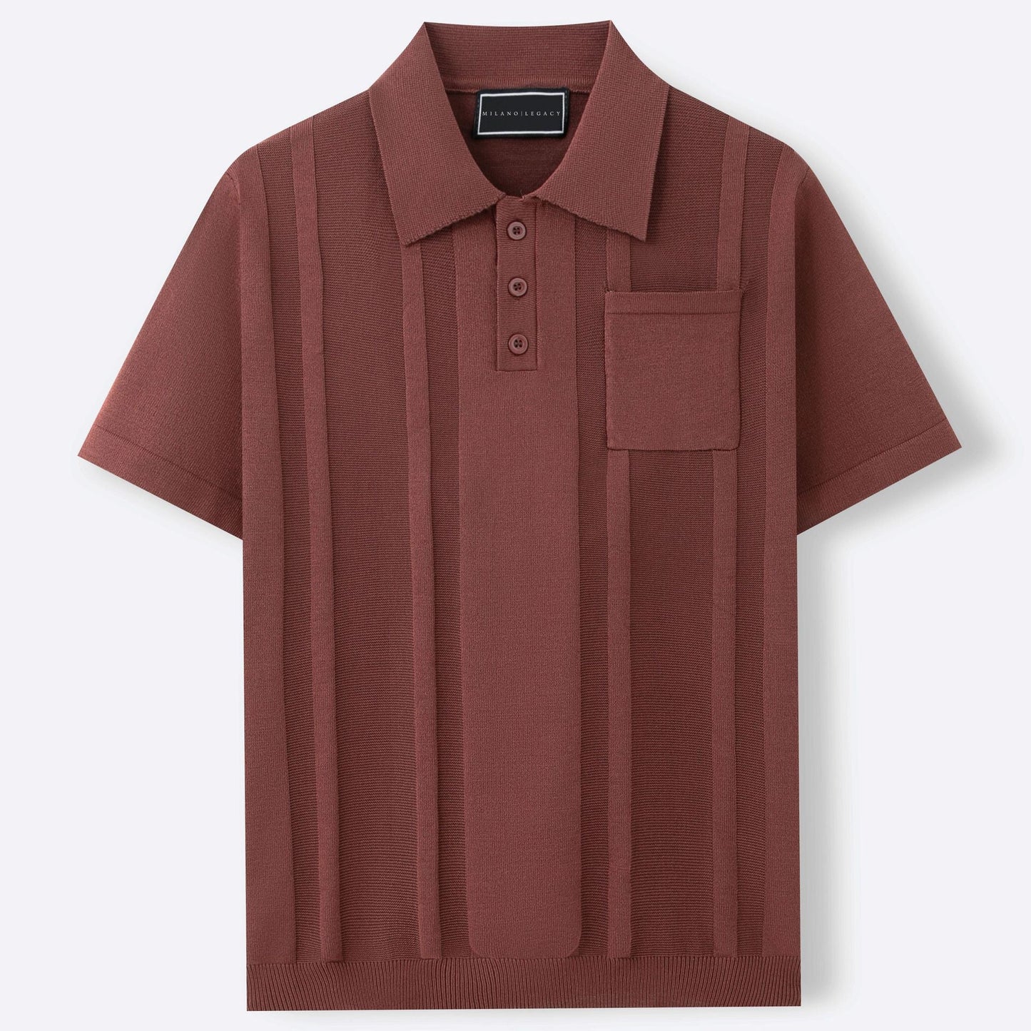 Modern short-sleeve polo shirt for men | Marco -7