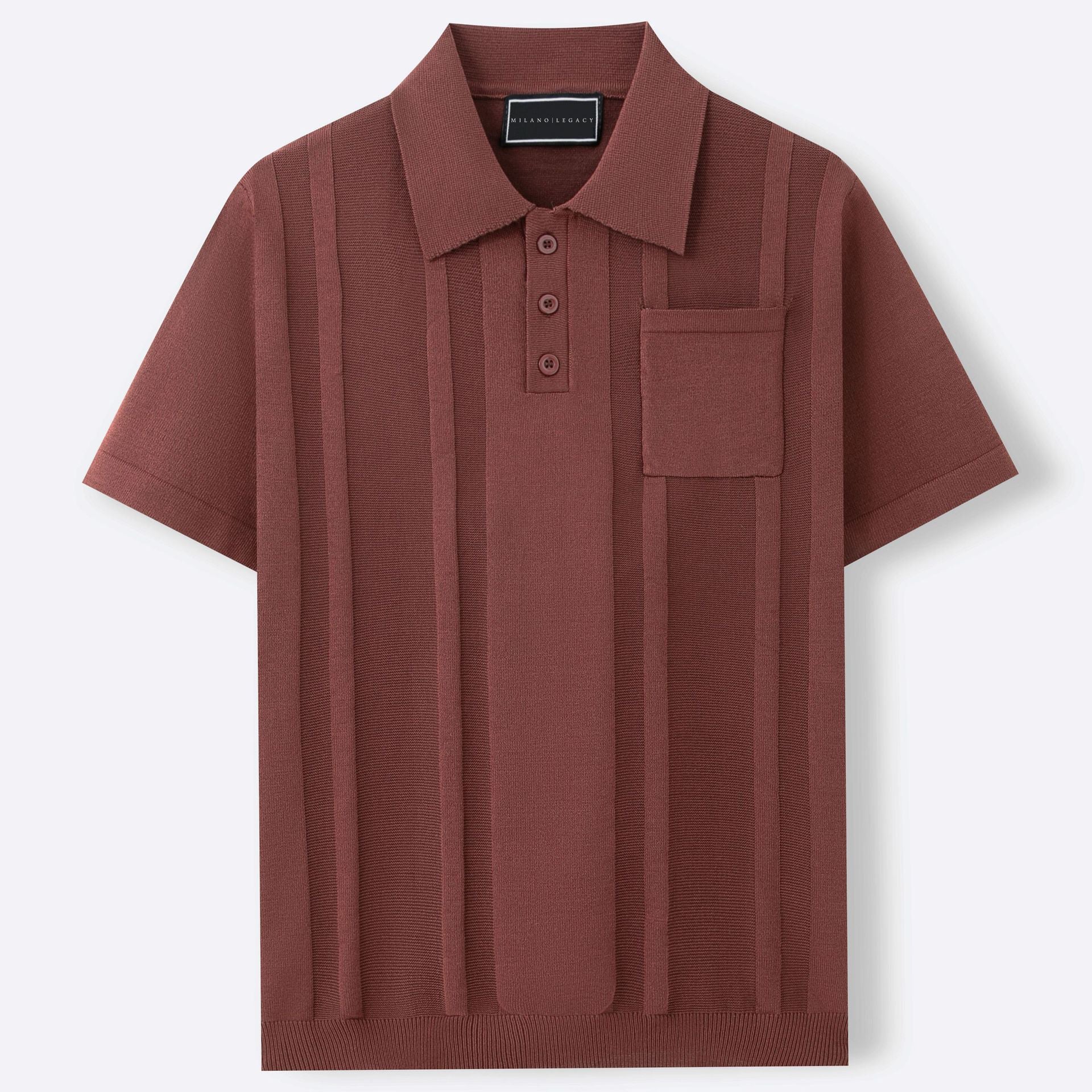 Modern short-sleeve polo shirt for men | Marco -7