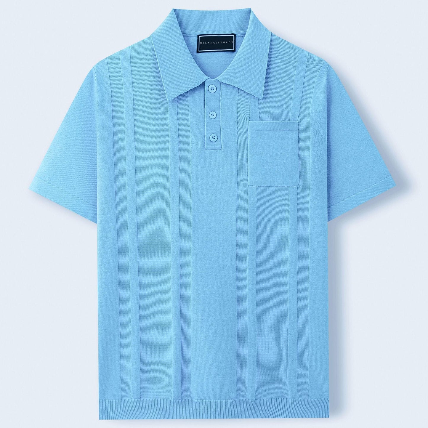 Modern short-sleeve polo shirt for men | Marco -5