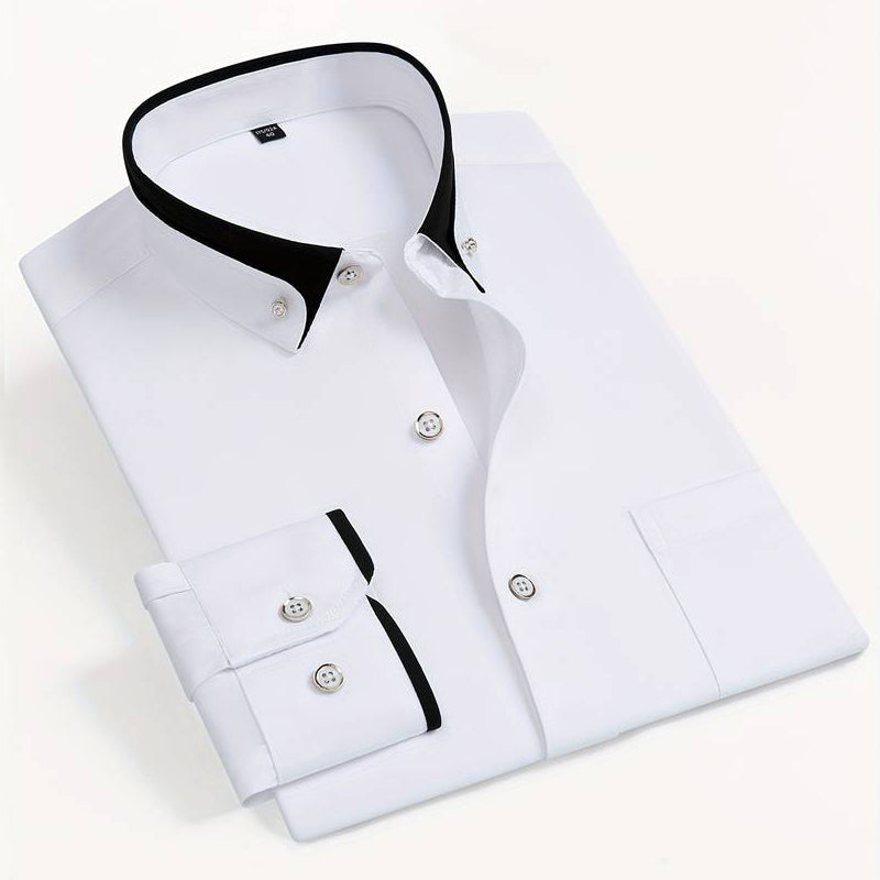 Refined button-up shirt for men | Elio -1
