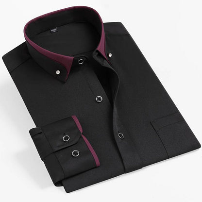 Refined button-up shirt for men | Elio -2