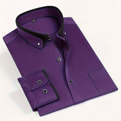 Refined button-up shirt for men | Elio -4