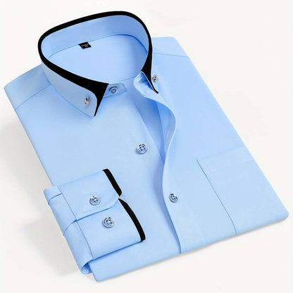 Refined button-up shirt for men | Elio -5