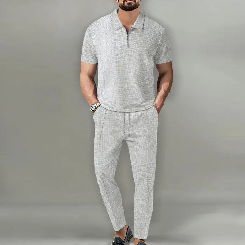 Relaxed two-piece casual set for men | Milan -3