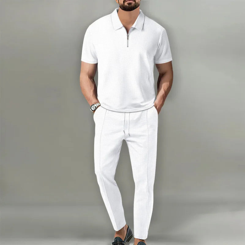 Relaxed two-piece casual set for men | Milan -2