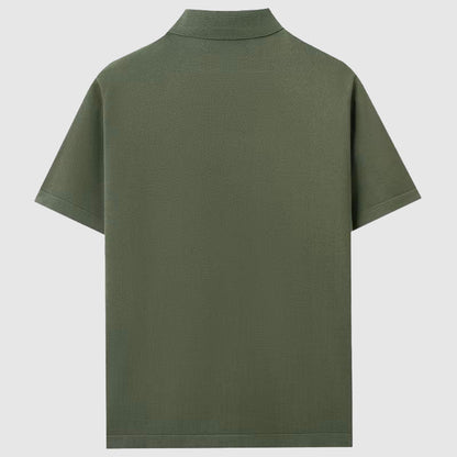 Elegant short sleeve knitted shirt for men | Eliano -6