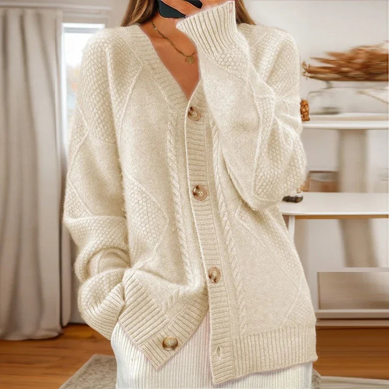Elegant knit cardigan for women -1