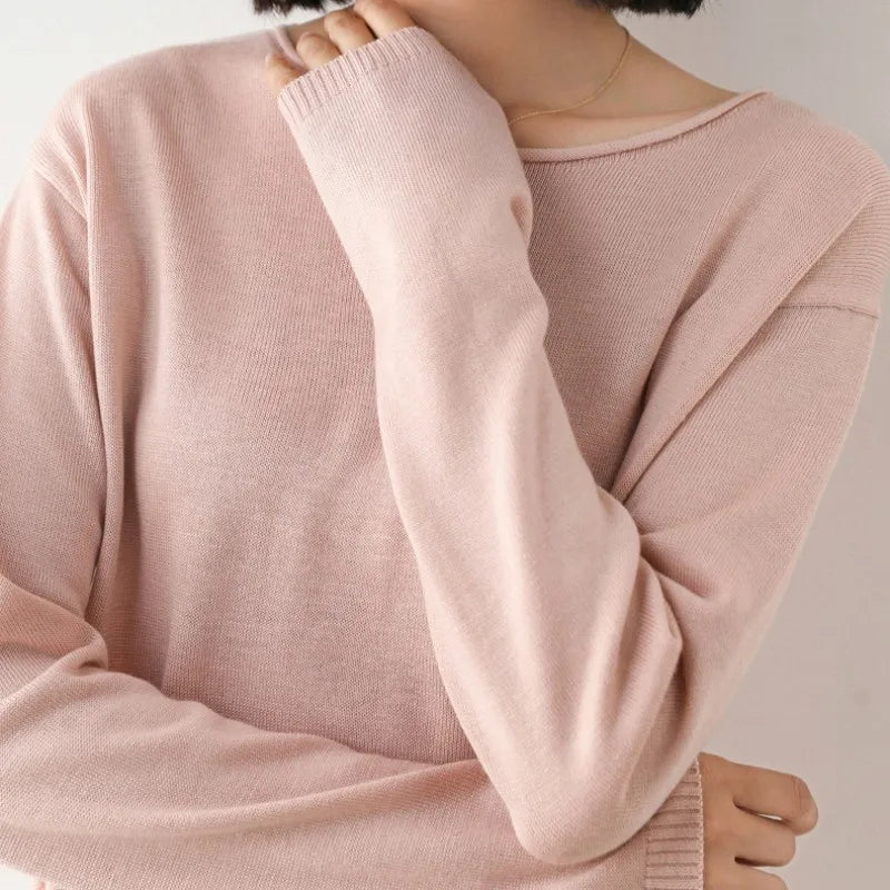 Elara mist knit top jumper for women | Serenia -1