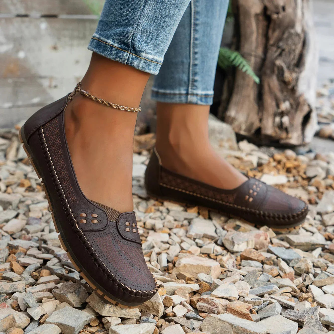 Elodie featherlight loafers for women | Solara -4