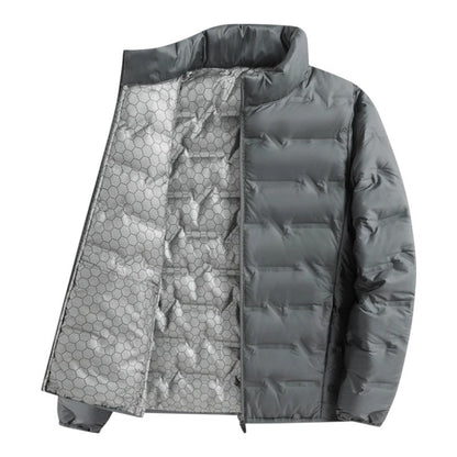 Quilted high collar winter jacket for men | Arcton -9