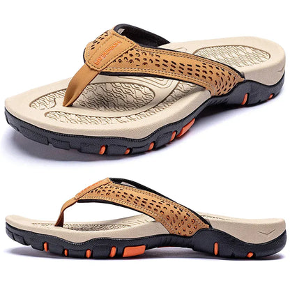 Supportive athletic flip flops arch piece for men | WaveStride -1