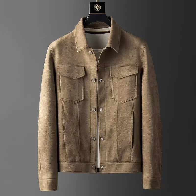 Classic suede everyday casual jacket for men | St. Clair -1