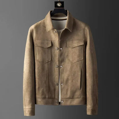 Classic suede everyday casual jacket for men | St. Clair -1