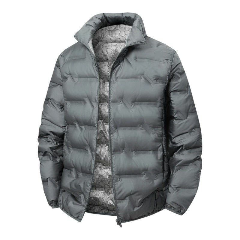 Quilted high collar winter jacket for men | Arcton -8