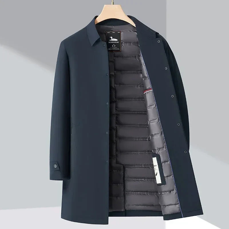 Classic tailored everyday trench coat for men | Burke -1
