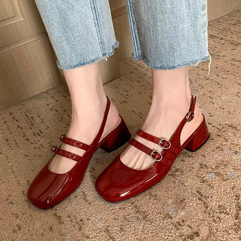 Classic orthopaedic everyday leather flats for women | Nancy -3