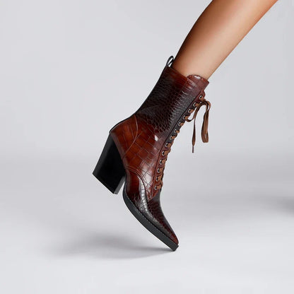 Izzy ryder lace-up boots for women | Marlowe -2