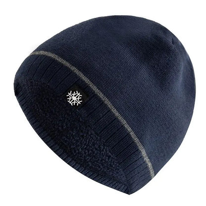Warm knitted winter beanie for men -7