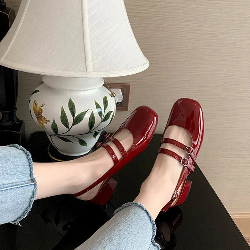 Classic orthopaedic everyday leather flats for women | Nancy -5