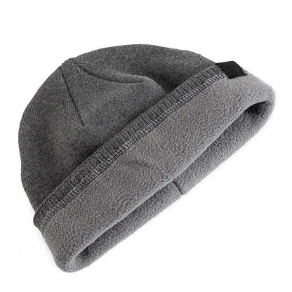 Warm knitted winter beanie for men -5