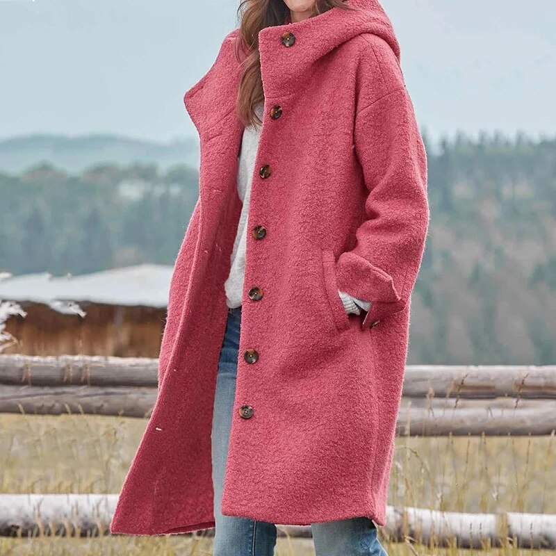 Winter wool coat for women | Evelyn -2