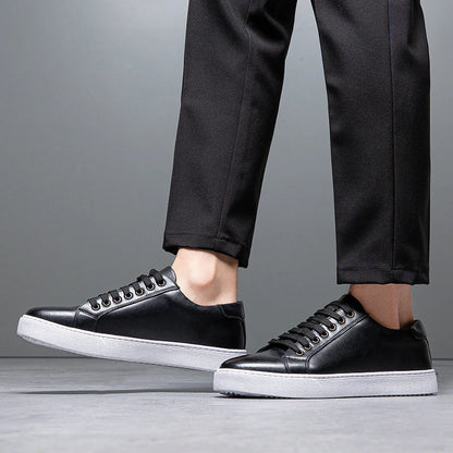 Leather casual trainer for men | Marco -6